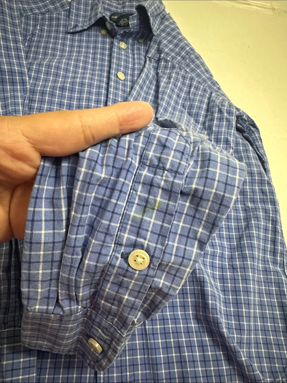 Ralph Lauren Button Down Shirt Long Sleeve Blue Youth Boys Small 8/10